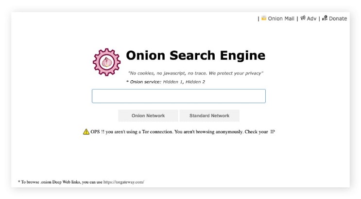 Onion Link Search Engine