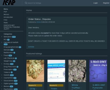 darknet marketplace drugs