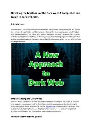 verified dark web links
